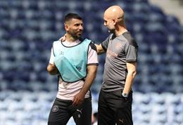 Aguero không muốn làm HLV vì sợ... bị hói giống HLV Guardiola